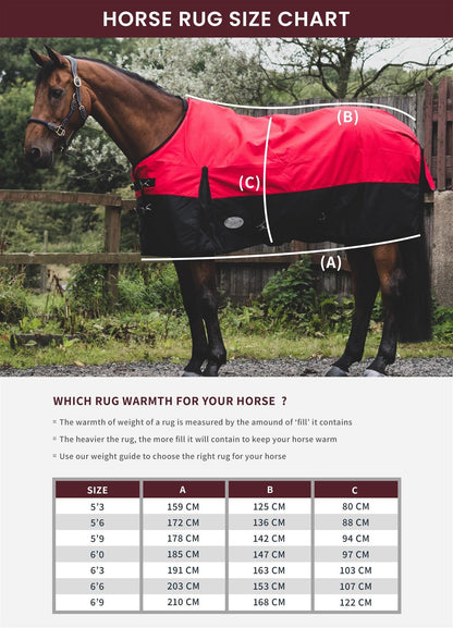 600D Lightweight Waterproof Horse Turnout Rug 0g No Fill Regular Neck Purple/Plum