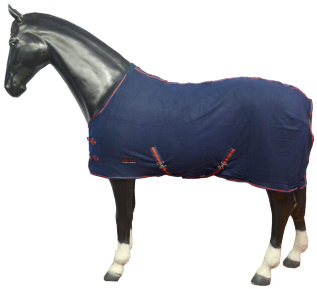 Sierra Fleece Rug with Surcingle Navy 5'6 - 6'9