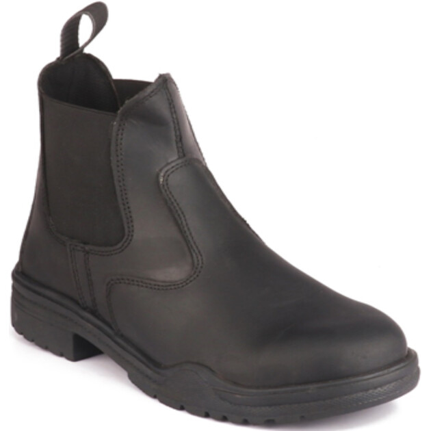 Brooks Elasticated Jodhpur Boots Black Adults UK 3 to 13
