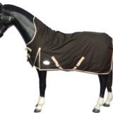 600 DN Lightweight Turnout Horse Rug Waterproof Half Neck Brown 5'6'' - 7'0''