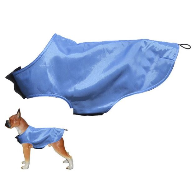 Dog Puppy Jacket Winter Vest Clothes Coat *Fleece Lined* Waterproof Blue 10''